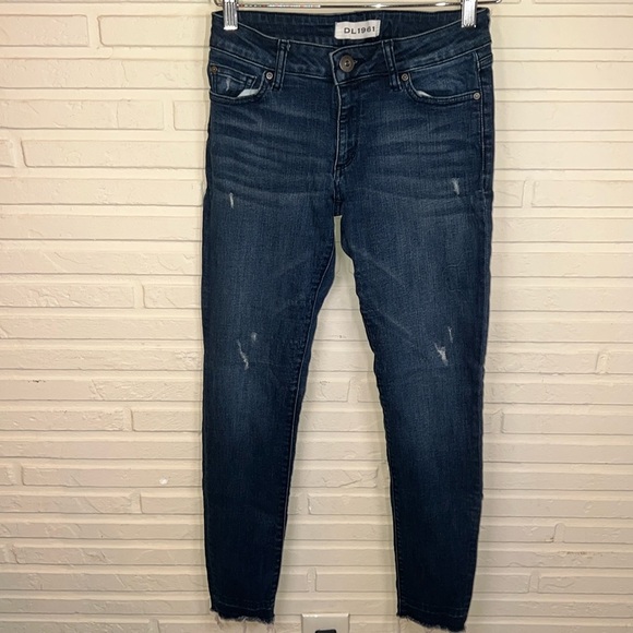 DL1961 Dark Wash Emma Power Leggings in Stark Jeans, Women Size 26 - Picture 1 of 10